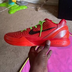 Kobe Reverse Grinches size 12 Brand New!!! Without Box!!! These are Reps!!!